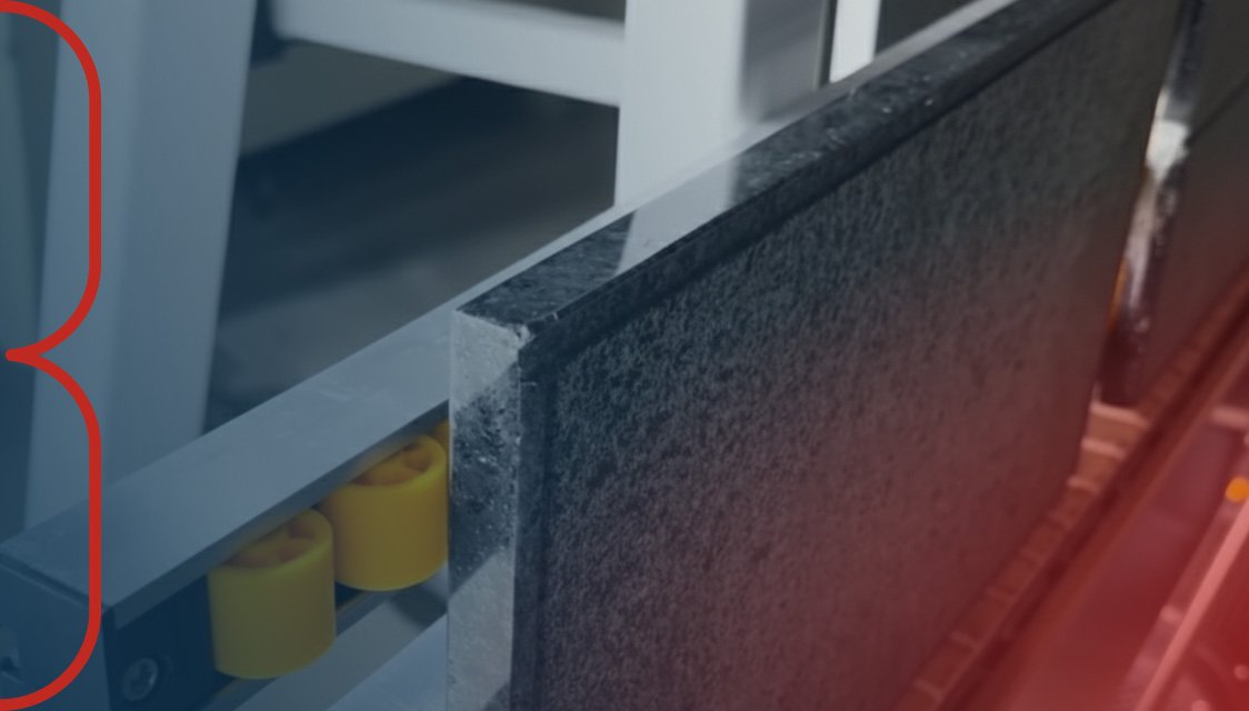 Quais são os tipos de acabamento de borda em granito e mármore?