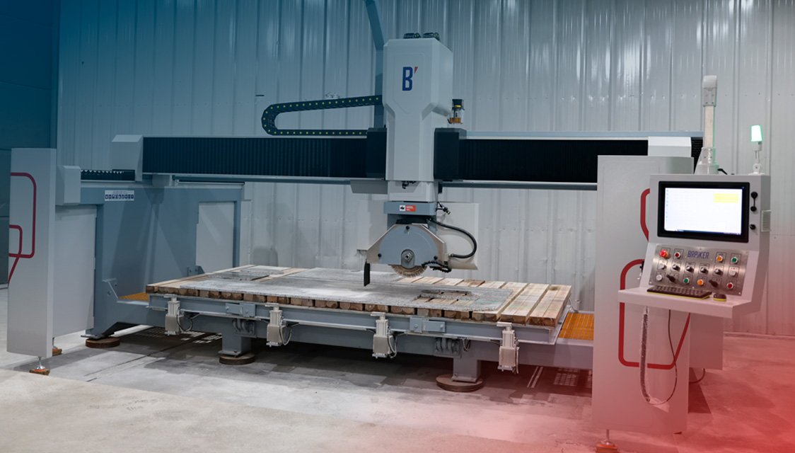 Cortar granito com serra ponte