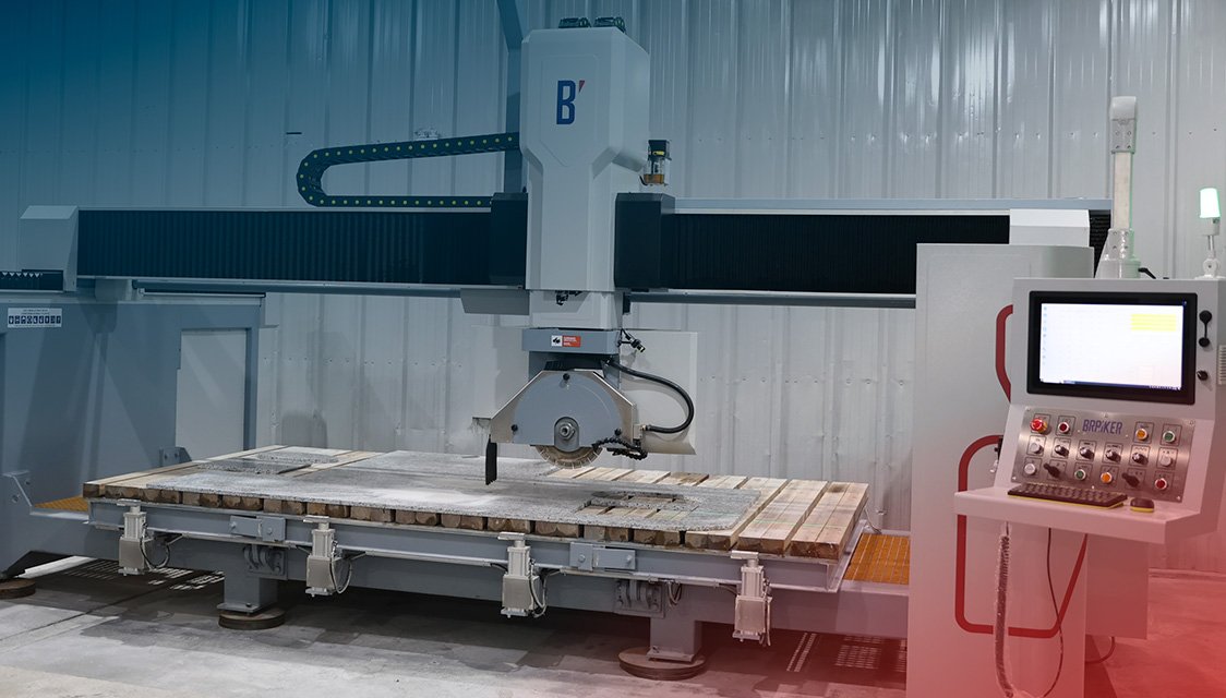 Tecnologia CNC aplicada à produtividade no corte de rochas ornamentais